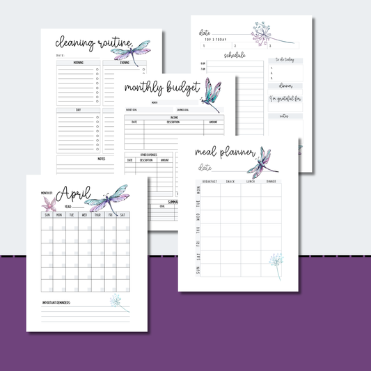 April Planner Printables