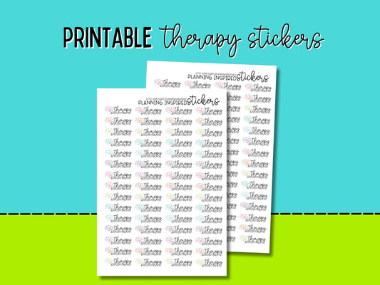 Printable Therapy Stickers