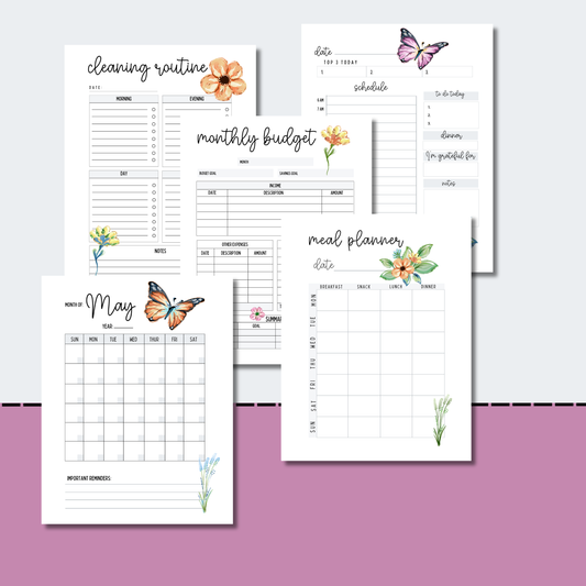 May Planner Printables