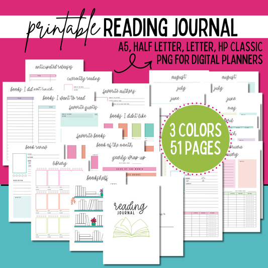 Printable Reading Journal